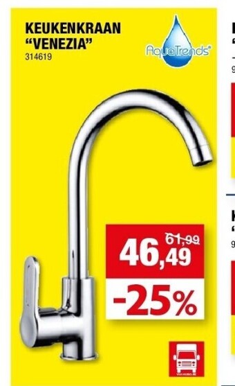 Hubo Keukenkraan “venezia” aanbieding