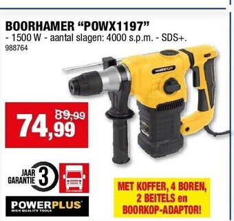 Hubo Boorhamer “powx1197” aanbieding