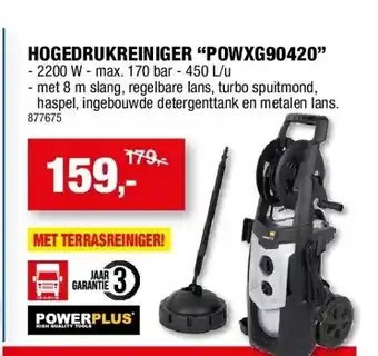 Hubo Hogedrukreiniger “powxg90420” aanbieding