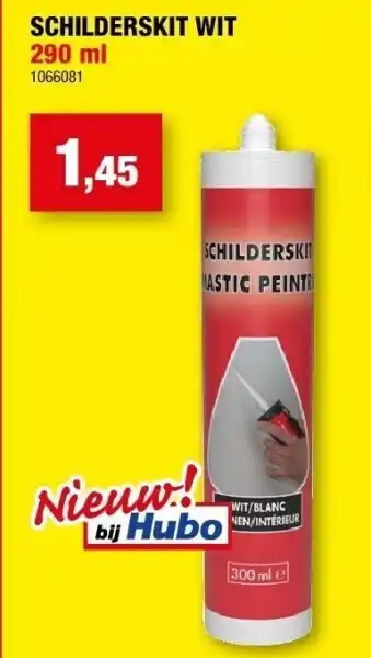 Hubo Schilderskit wit 290 ml aanbieding