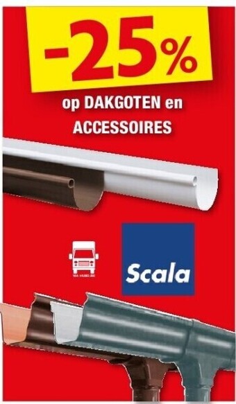 Op dakgoten en accessoires