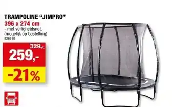 Hubo Trampoline “jimpro” aanbieding