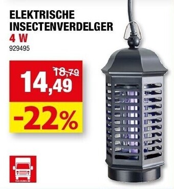 Hubo Elektrische insectenverdelger 4 w aanbieding
