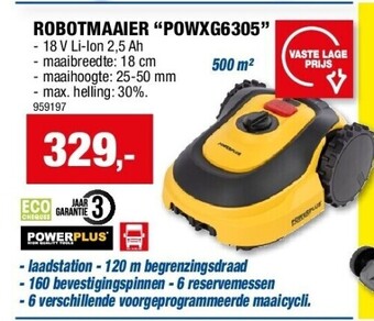 Hubo Robotmaaier “powxg6305” aanbieding
