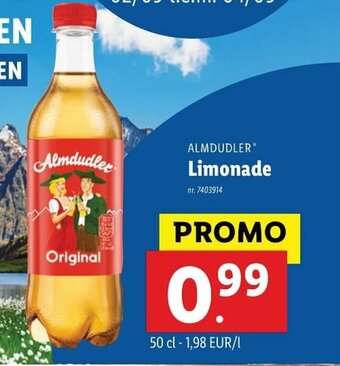 Lidl Limonade aanbieding