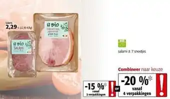 Colruyt Salami aanbieding