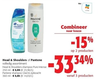 Colruyt Head & shoulders of pantene aanbieding
