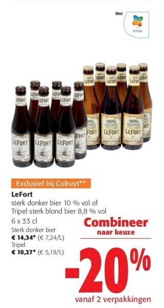 Colruyt Lefort aanbieding