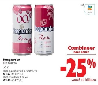 Colruyt Hoegaarden alle blikken 33 cl aanbieding