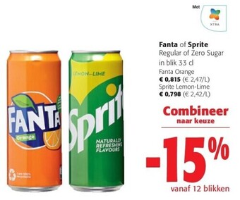 Colruyt Fanta orange aanbieding