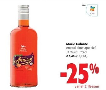 Colruyt Marie galante amarol bitter aperitief 11 % vol 70 cl aanbieding