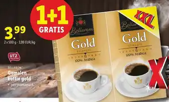 Lidl Gemalen koffie gold 500g aanbieding