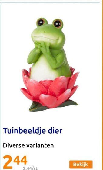 Action Tuinbeeldje dier aanbieding