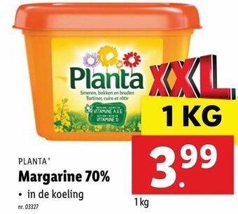 Lidl Margarine 70% 1kg aanbieding