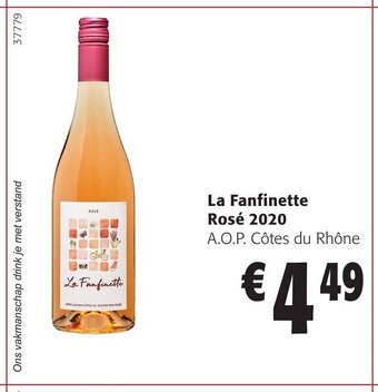 Colruyt La Fanfinette Rosé 2020 aanbieding