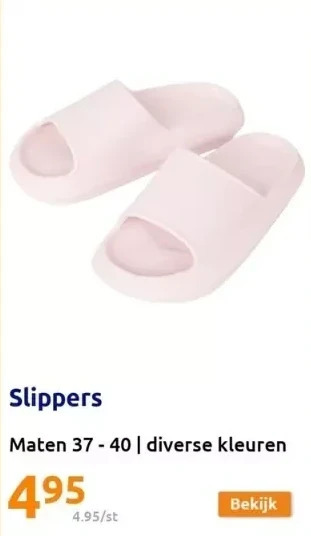 Action Slippers aanbieding