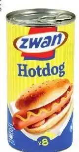 Zwan Hotdog 8 stuks 550g