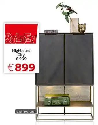 Henders & Hazel Highboard city aanbieding
