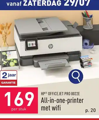 ALDI HP® OFFICEJET PRO 8022E all-in-one- printer met wifi aanbieding