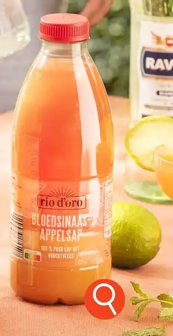 ALDI RIO D'OROⓇ Vers bloedsinaasappelsap 100 % puur geperst sap 1L aanbieding