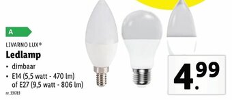 Lidl Ledlamp aanbieding