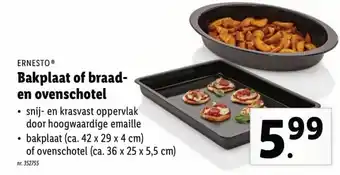 Lidl Bakplaat of braad- en ovenschotel aanbieding