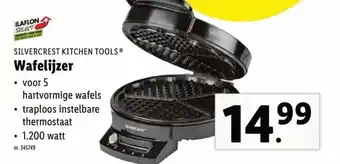 Lidl Wafelijzer 1200 watt aanbieding