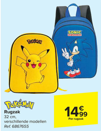 Carrefour Rugzak aanbieding