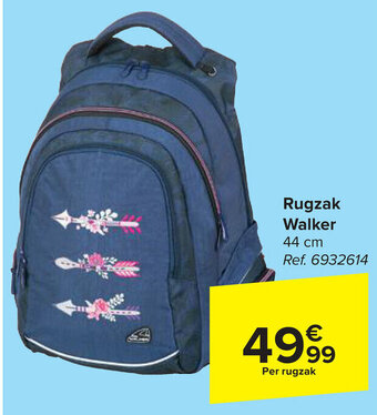 Carrefour Rugzak Walker 44 cm aanbieding