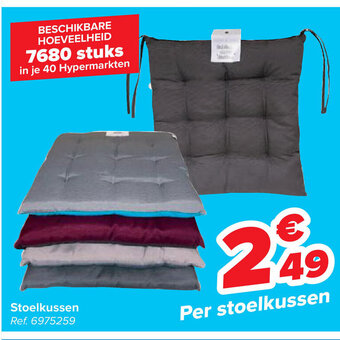 Carrefour Stoelkussen aanbieding