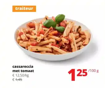 Spar Colruyt Cassareccia met tomaat aanbieding