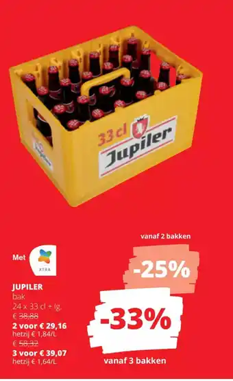 Spar Colruyt JUPILER 24 x 33 cl aanbieding