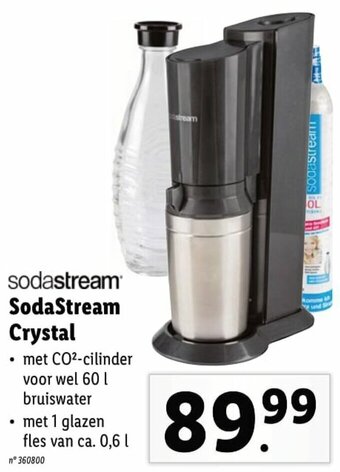 Lidl SodaStream Crystal aanbieding