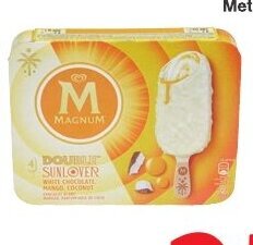 Colruyt Ola Magnum Double Sunlover 4 x 85 ml aanbieding