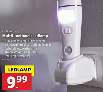 Lidl Multifunctionele ledlamp aanbieding