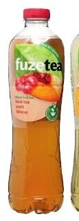Colruyt Fuze Tea Black Tea Peach-Hibiscus aanbieding