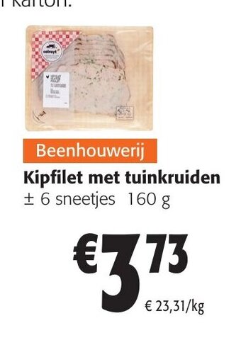 Colruyt Kipfilet met tuinkruiden 160 g aanbieding