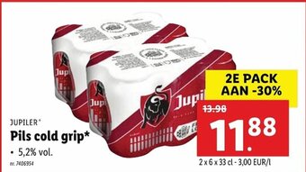 Lidl Pils cold grip aanbieding