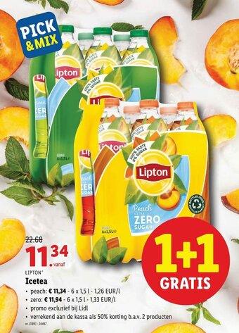 Lidl Lipton Icetea aanbieding