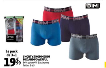 Shortys Homme Dim Mix and Powerful