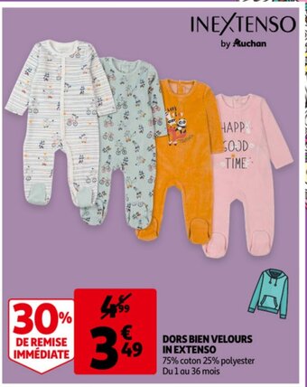 Auchan Dors Bien Velours in extenso aanbieding