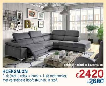 De Prijzenklopper Hoeksalon aanbieding