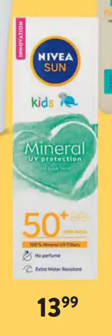 Di Nivea Sun Kids Mineral aanbieding
