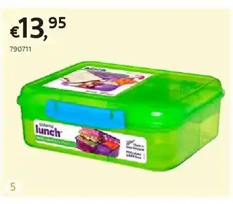 Dreamland Sistema lunchbox bento box met yoghurtpotje aanbieding