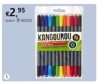 Dreamland Kangourou viltstift - 12 stuks aanbieding