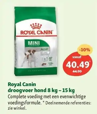 Maxi Zoo Royal canin droogvoer hond 8 kg – 15 kg aanbieding