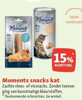 Maxi Zoo Moments snacks kat aanbieding
