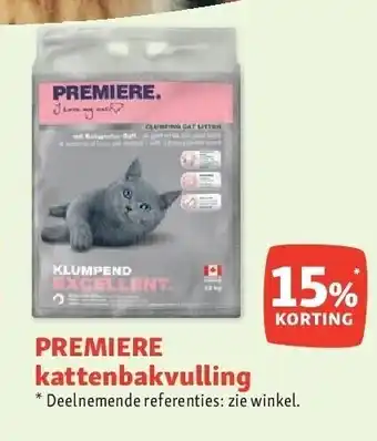 Maxi Zoo Premiere kattenbakvulling aanbieding
