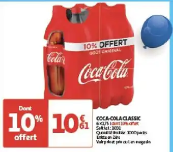 Auchan Coca- cola classic aanbieding