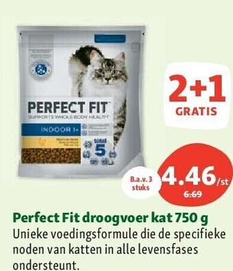 Maxi Zoo Perfect fit droogvoer kat 750 g aanbieding